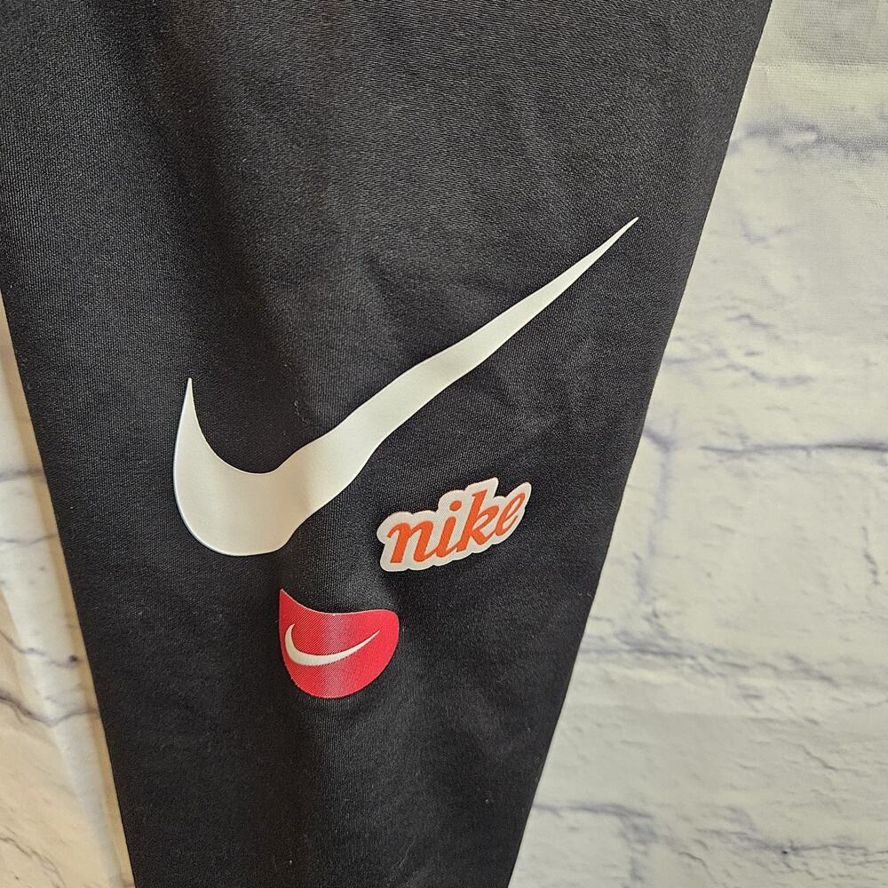 Nike Training Icon Clash One Tight Black Capri Leggings Swoosh Womens Plus 3X - Picture 2 of 6